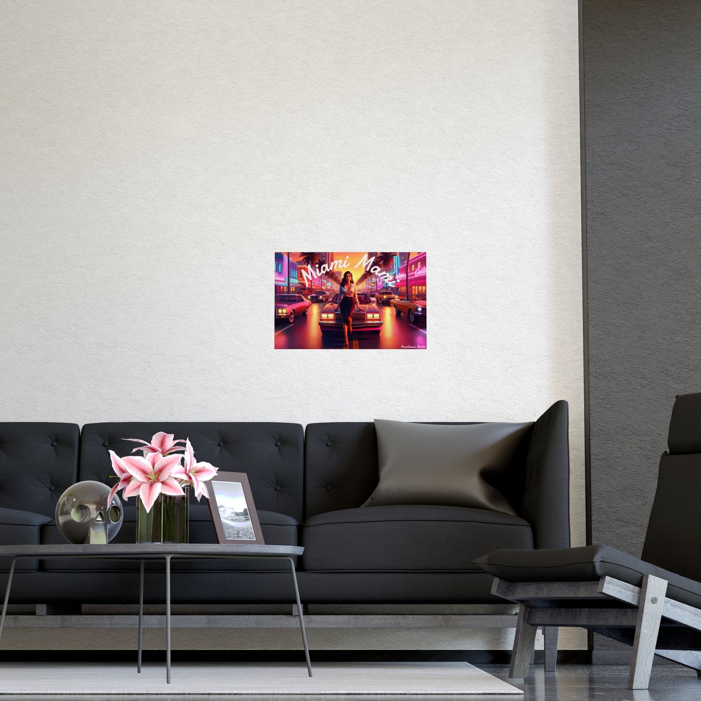 Miami Vibes Poster - Matte Wall Art