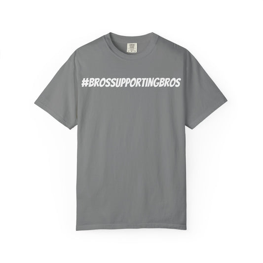 Bros Supporting Bros T-Shirt, Men's Graphic Tee, Gender-Neutral Unisex Top, Friendship Gift Shirt, Casual Tee for Guys