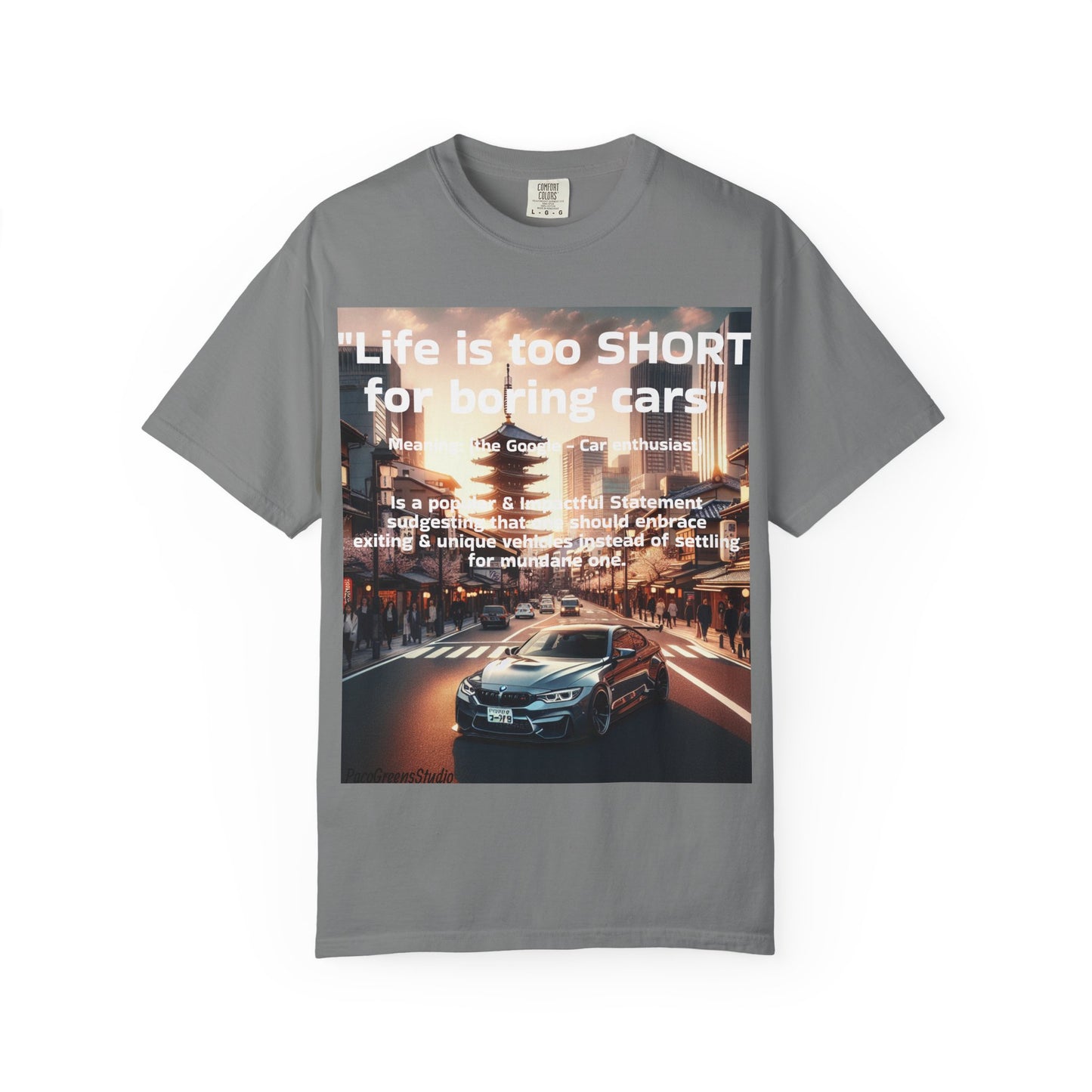 Vintage Car Lover T-shirt - Unisex Garment-Dyed Tee