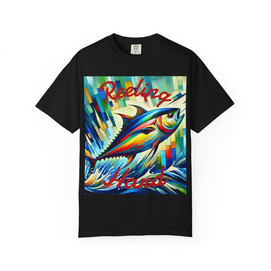 Fishing T-shirt - Vibrant Unisex Garment-Dyed Tee