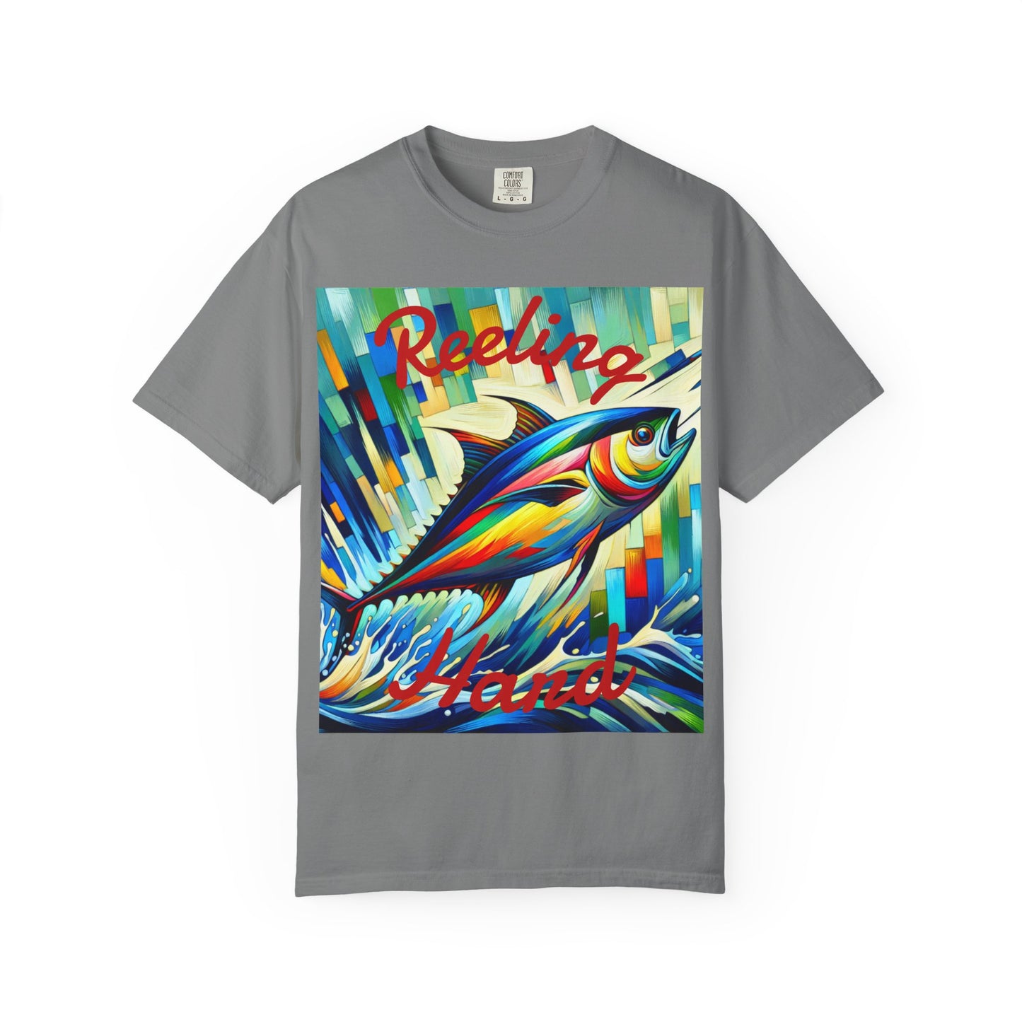 Fishing T-shirt - Vibrant Unisex Garment-Dyed Tee