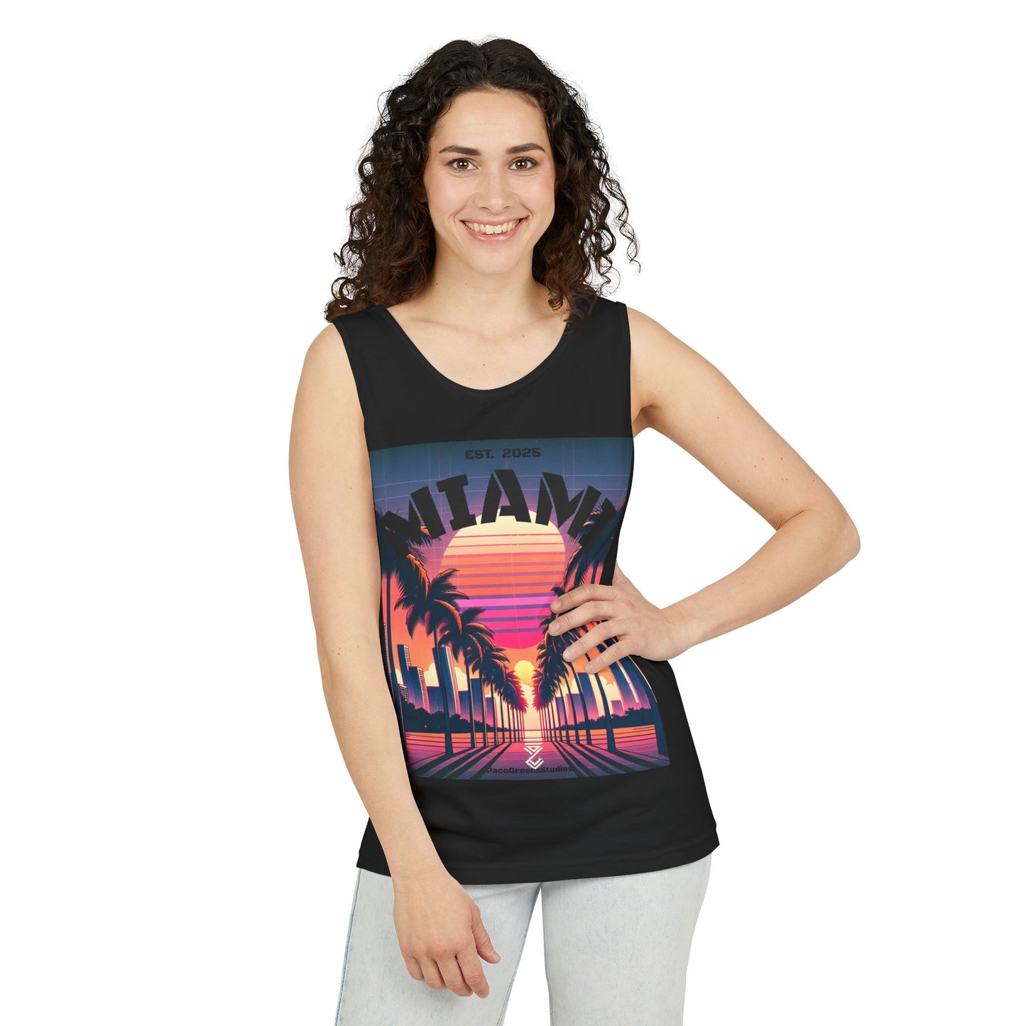 Miami Sunset Tank Top