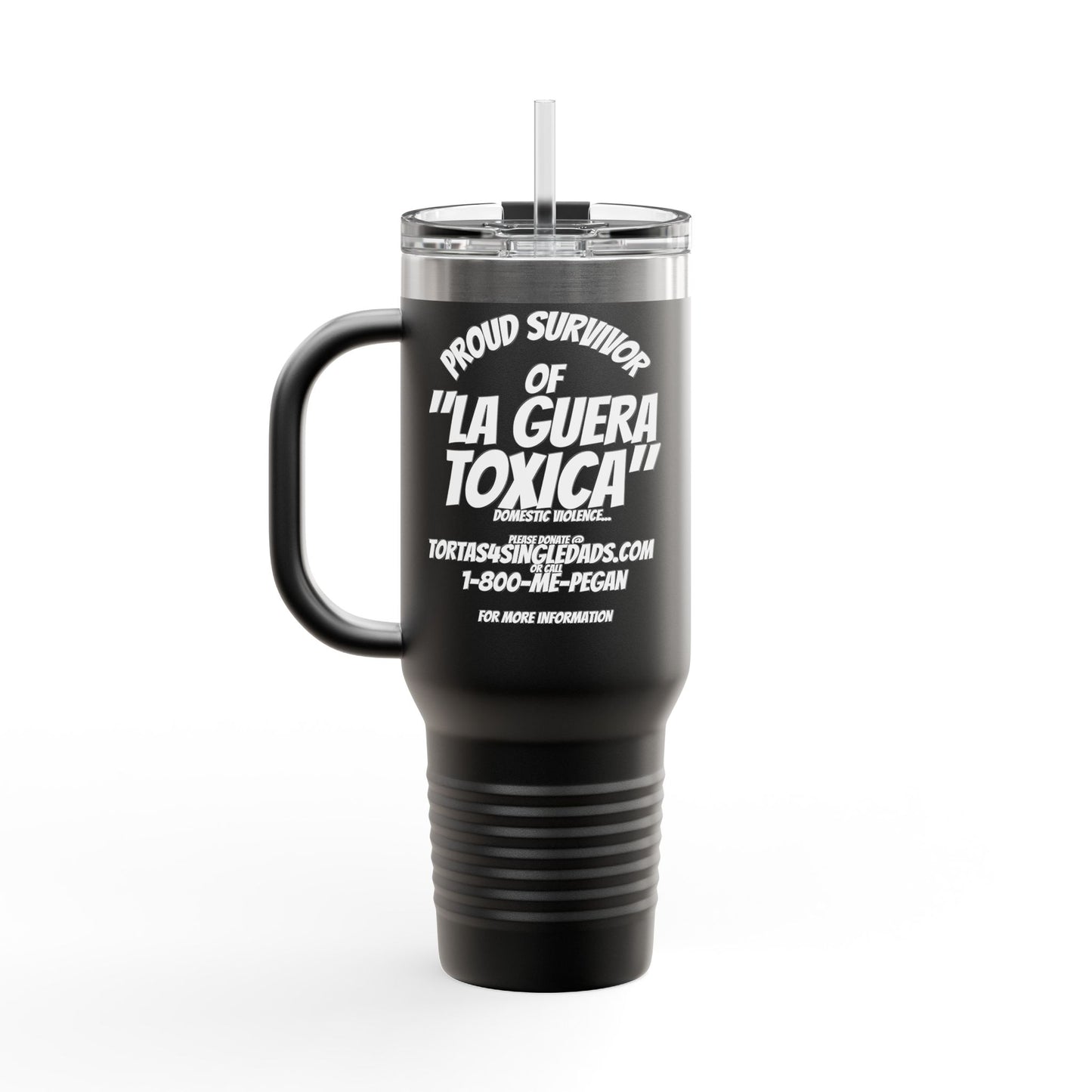 La Guera Toxica Survivor Insulated Mug, 40oz,Gift,