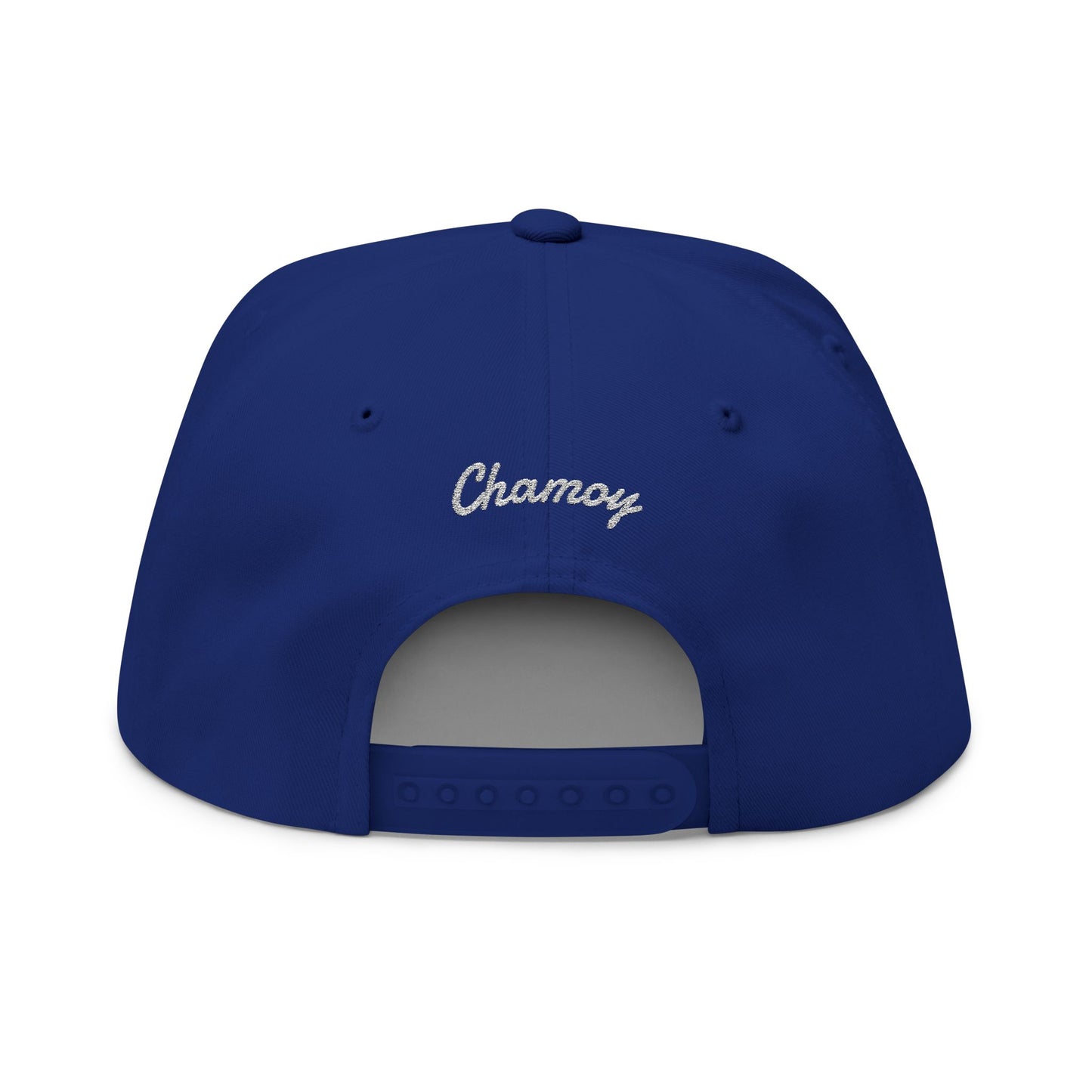 Flat Bill Cap - Chamoy Embroidered Design
