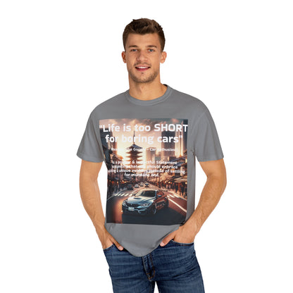 Vintage Car Lover T-shirt - Unisex Garment-Dyed Tee