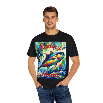 Fishing T-shirt - Vibrant Unisex Garment-Dyed Tee