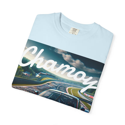 Chamoy Racing Unisex T-Shirt - Unique Design, Comfortable Tee, Cool Graphic Shirt, Gift for Racecar Enthusiasts, Trendy Clothing