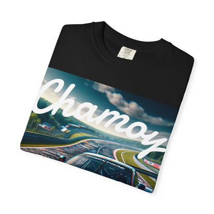 Chamoy Racing Unisex T-Shirt - Unique Design, Comfortable Tee, Cool Graphic Shirt, Gift for Racecar Enthusiasts, Trendy Clothing