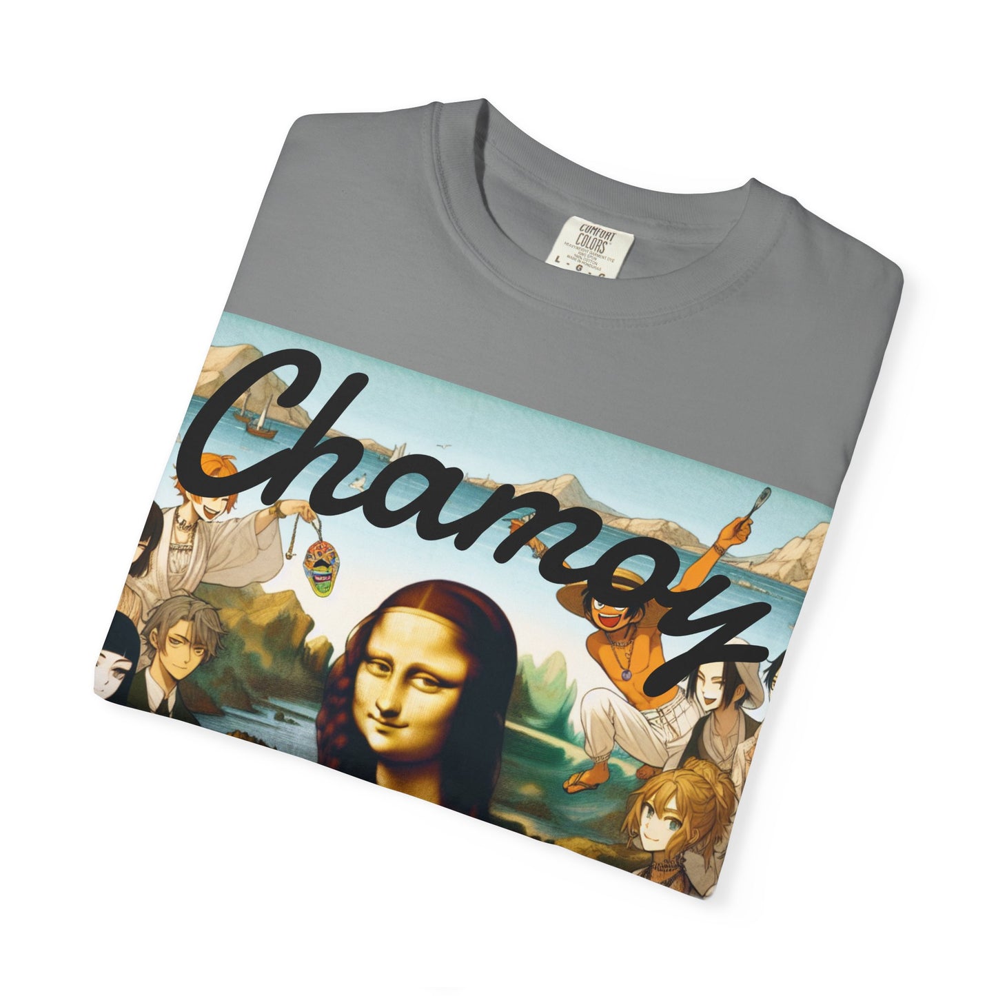 Chamoy Mona Lisa Beach T-shirt