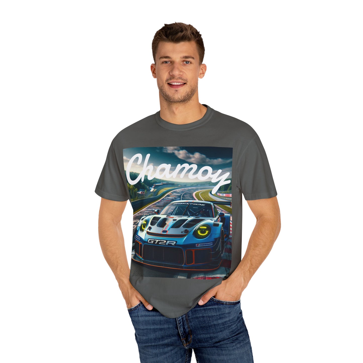 Chamoy Racing Unisex T-Shirt - Unique Design, Comfortable Tee, Cool Graphic Shirt, Gift for Racecar Enthusiasts, Trendy Clothing