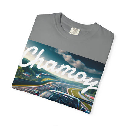 Chamoy Racing Unisex T-Shirt - Unique Design, Comfortable Tee, Cool Graphic Shirt, Gift for Racecar Enthusiasts, Trendy Clothing