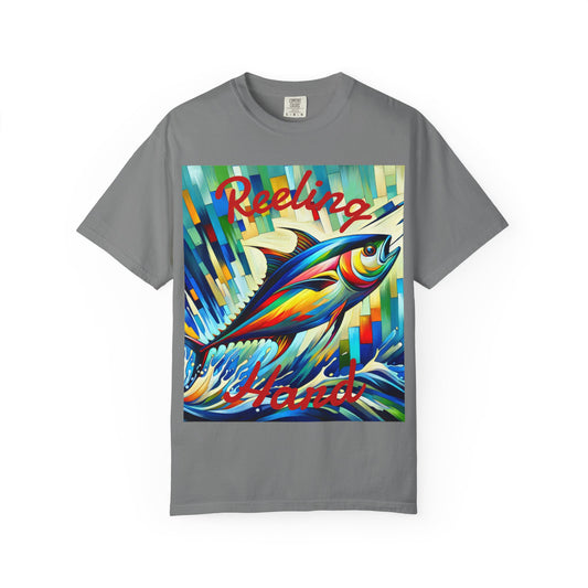 Fishing T-shirt - Vibrant Unisex Garment-Dyed Tee