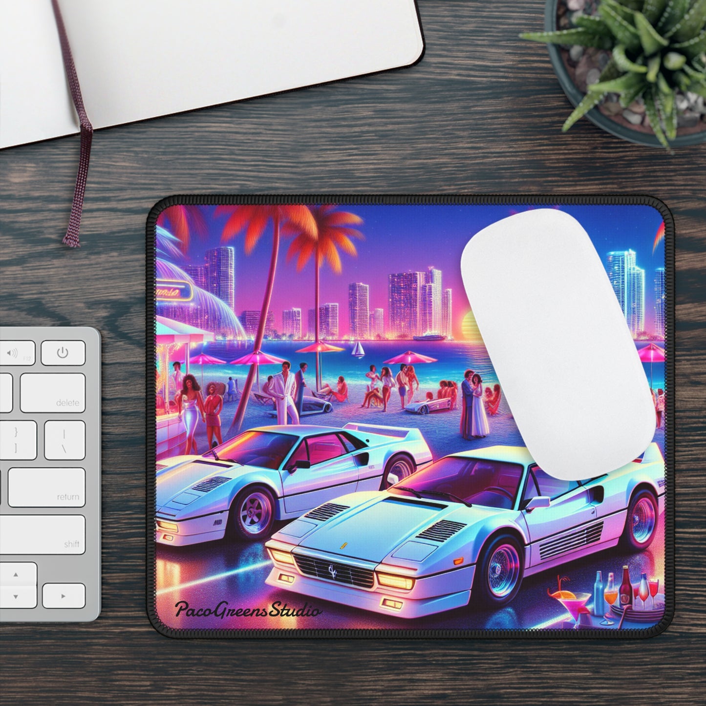 Miami Vice Gaming Mouse Pad