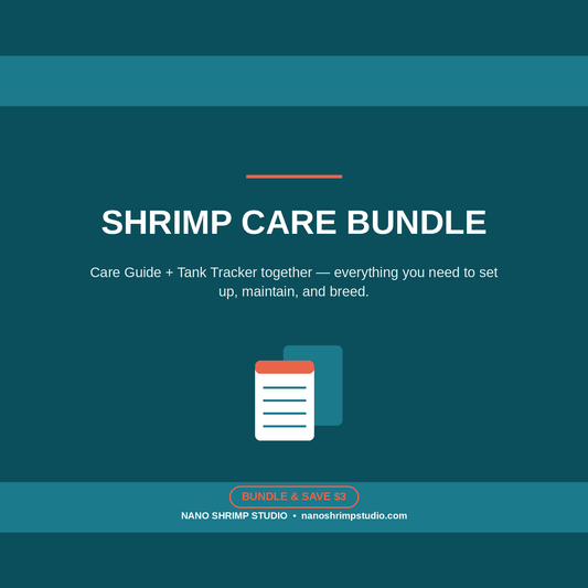 Shrimp Care Bundle: Care Guide + Tank Tracker (Digital PDF Bundle)