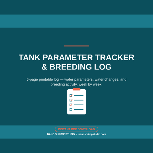 Tank Parameter Tracker & Breeding Log (Digital PDF)
